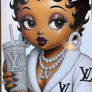 One of a kind African American themed notebook 🧩